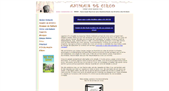 Desktop Screenshot of animaisdecirco.org